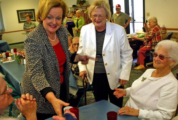 2006 - McCaskill with mother, Betty Anne McCaskill